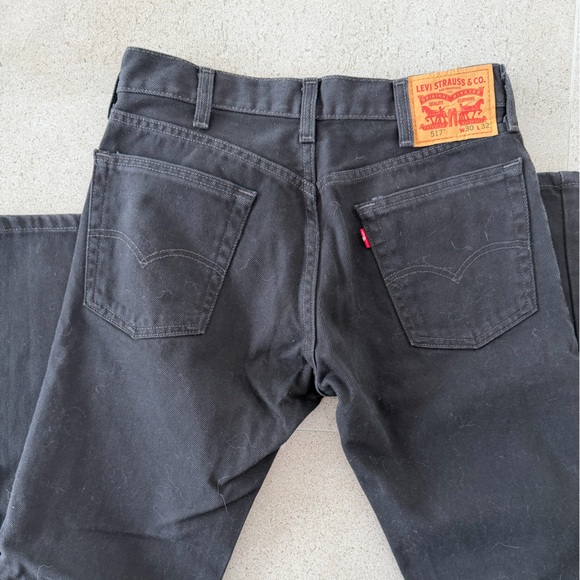 Levi's Men's 517 30 X 32 Black bootcut Jeans - Picture 10 of 12